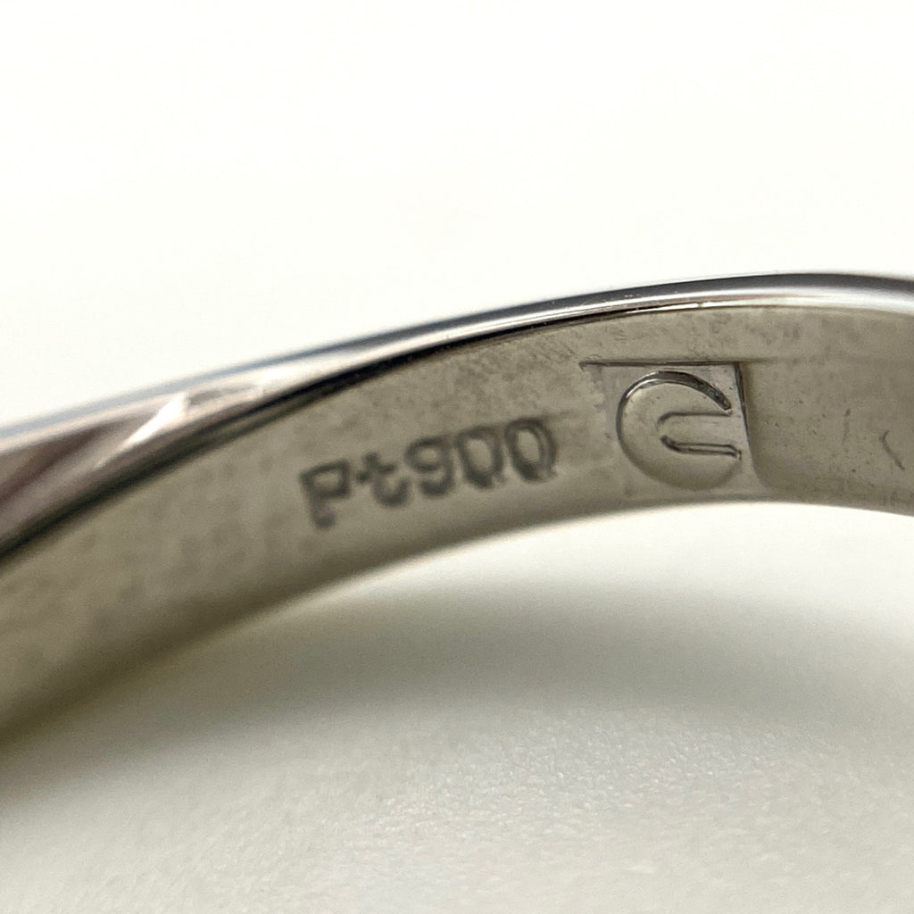 メレダイヤ デザインリング プラチナ 指輪 リング 12.5号 Pt900 ダイヤモンド レディース 【中古】nbjwl