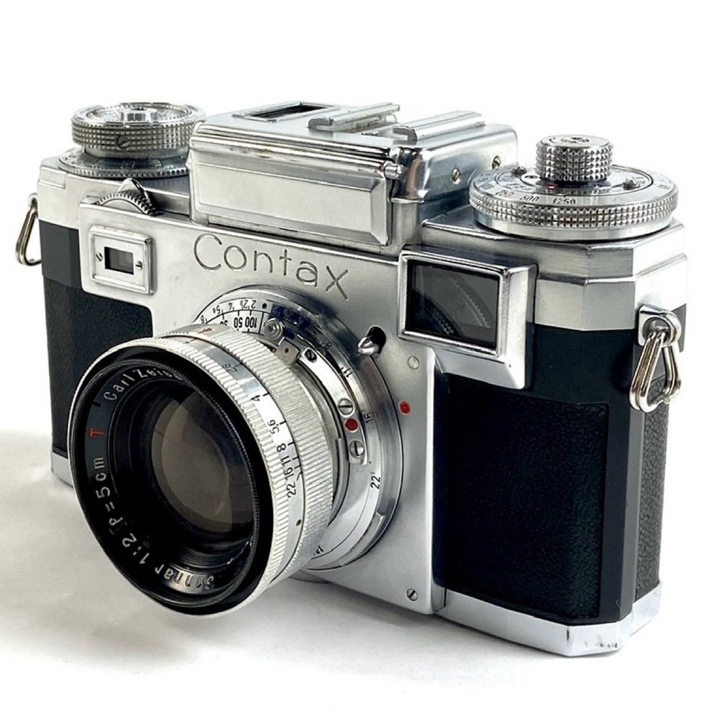 コンタックス CONTAX CONTAX IIIa ＋ Sonnar T 5cm F2 フィルム レンジファインダーカメラ 【中古】