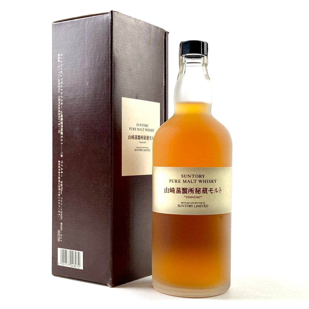 【東京都内限定お届け】サントリー SUNTORY 山崎蒸溜所秘蔵モルト 700ml 国産ウイスキー 【古酒】