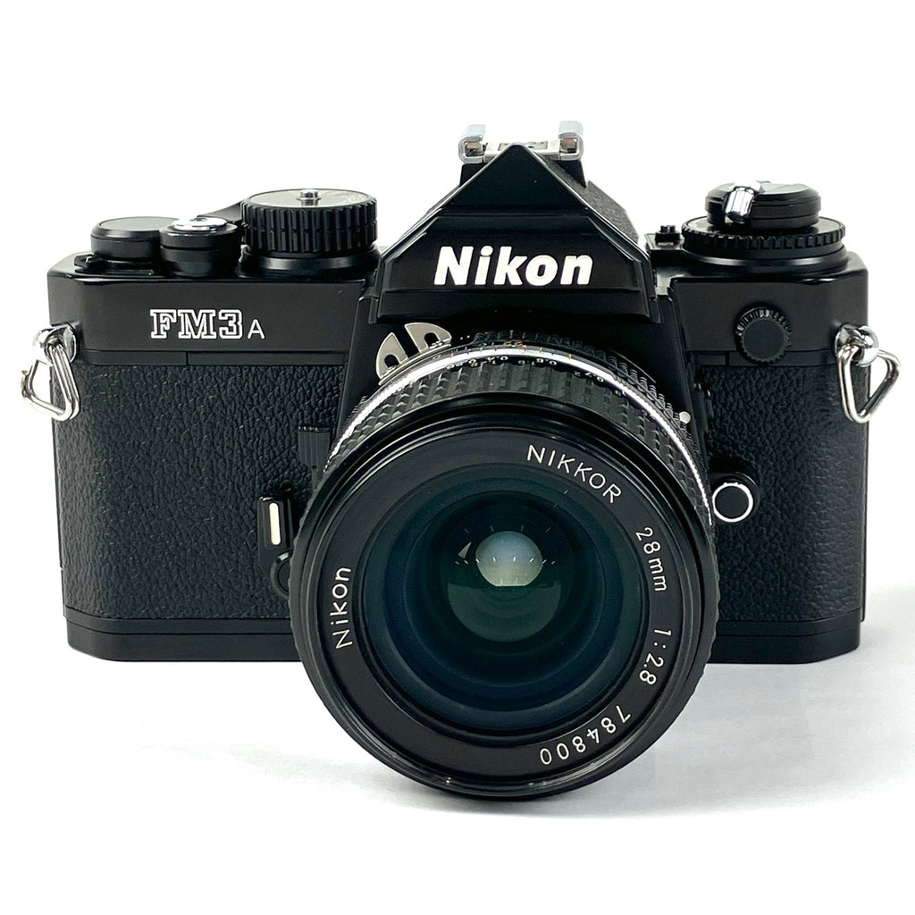 ニコン Nikon FM3A + Ai-S NIKKOR 28mm F2.8 フィルム マニュアルフォーカス 一眼レフカメラ 【中古】