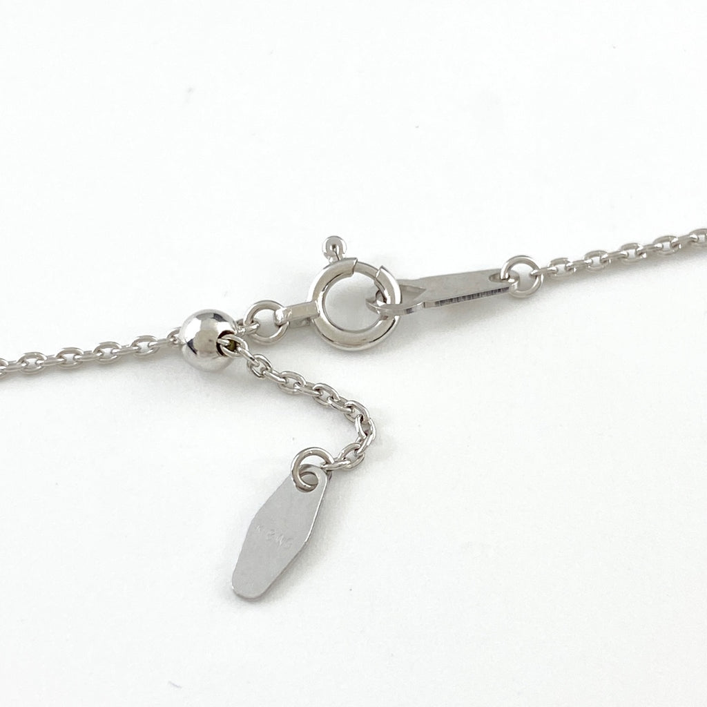 メレダイヤ デザインネックレス WG ホワイトゴールド ペンダント ネックレス K18 WG ダイヤモンド レディース 【中古】 
 ラッピング可