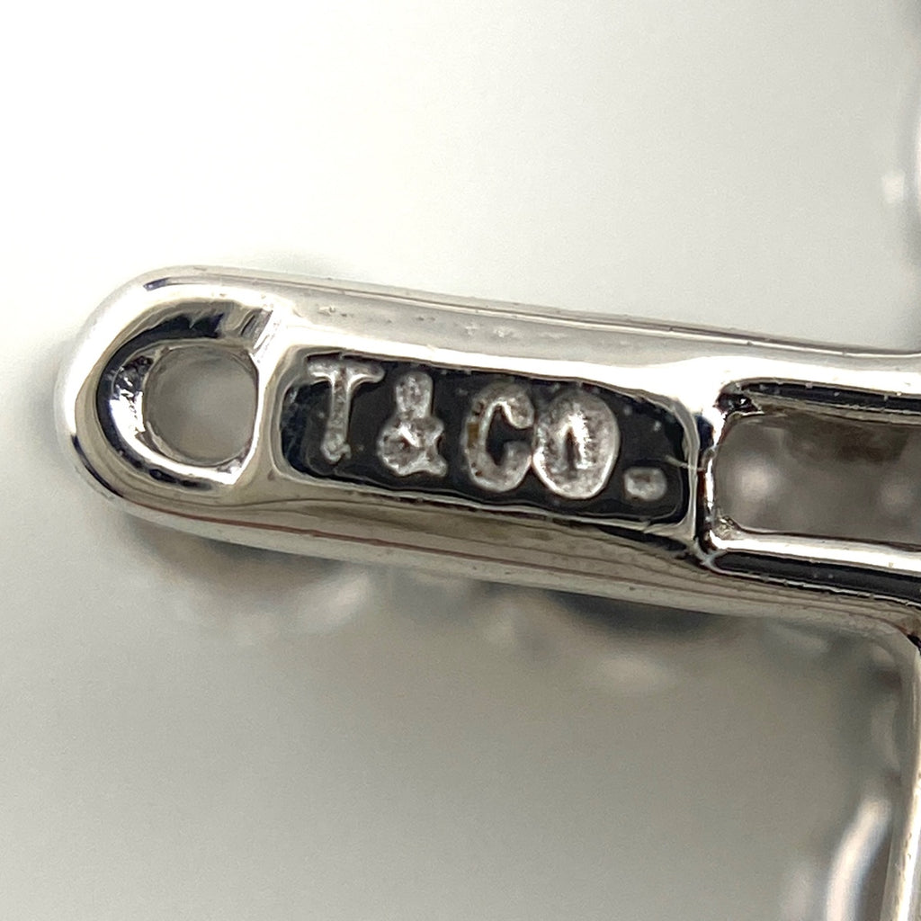 ティファニー スモールクロス ネックレス プラチナ ペンダント メレダイヤ ネックレス Pt950 ダイヤモンド レディース 【中古】brjwl