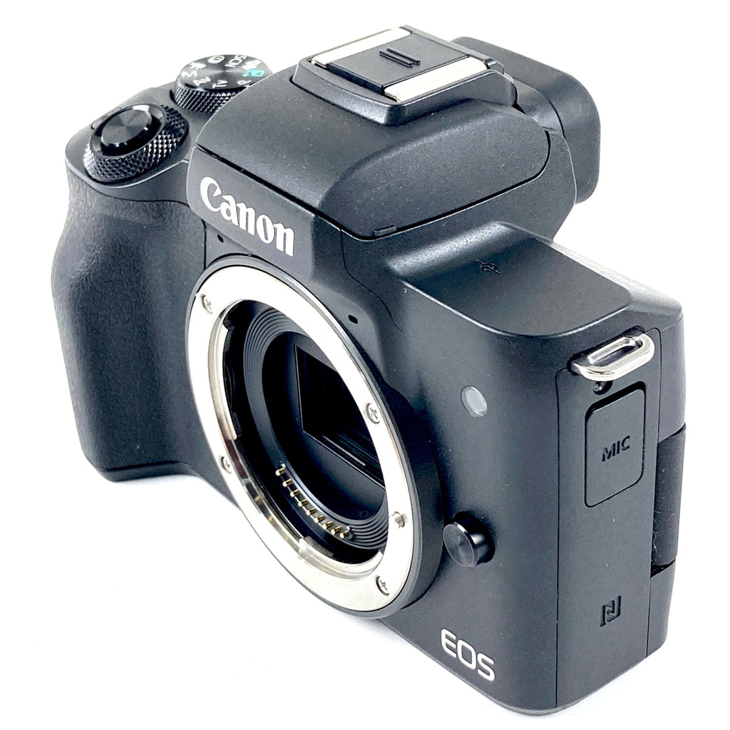 キヤノン Canon EOS Kiss M ダブルズームキット ブラック デジタル ミラーレス 一眼カメラ 【中古】