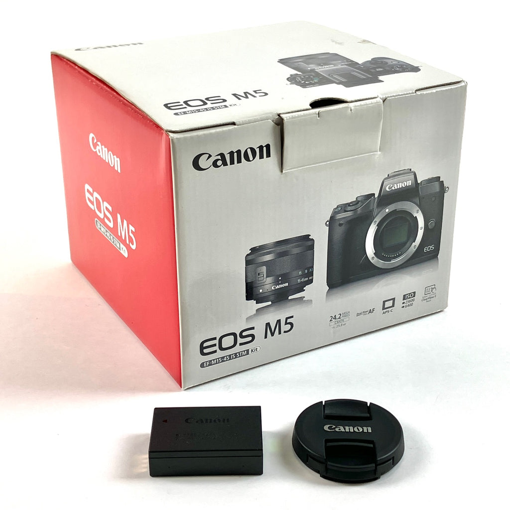 キヤノン Canon EOS M5 EF-M 15-45 IS STM レンズキット デジタル ミラーレス 一眼カメラ 【中古】