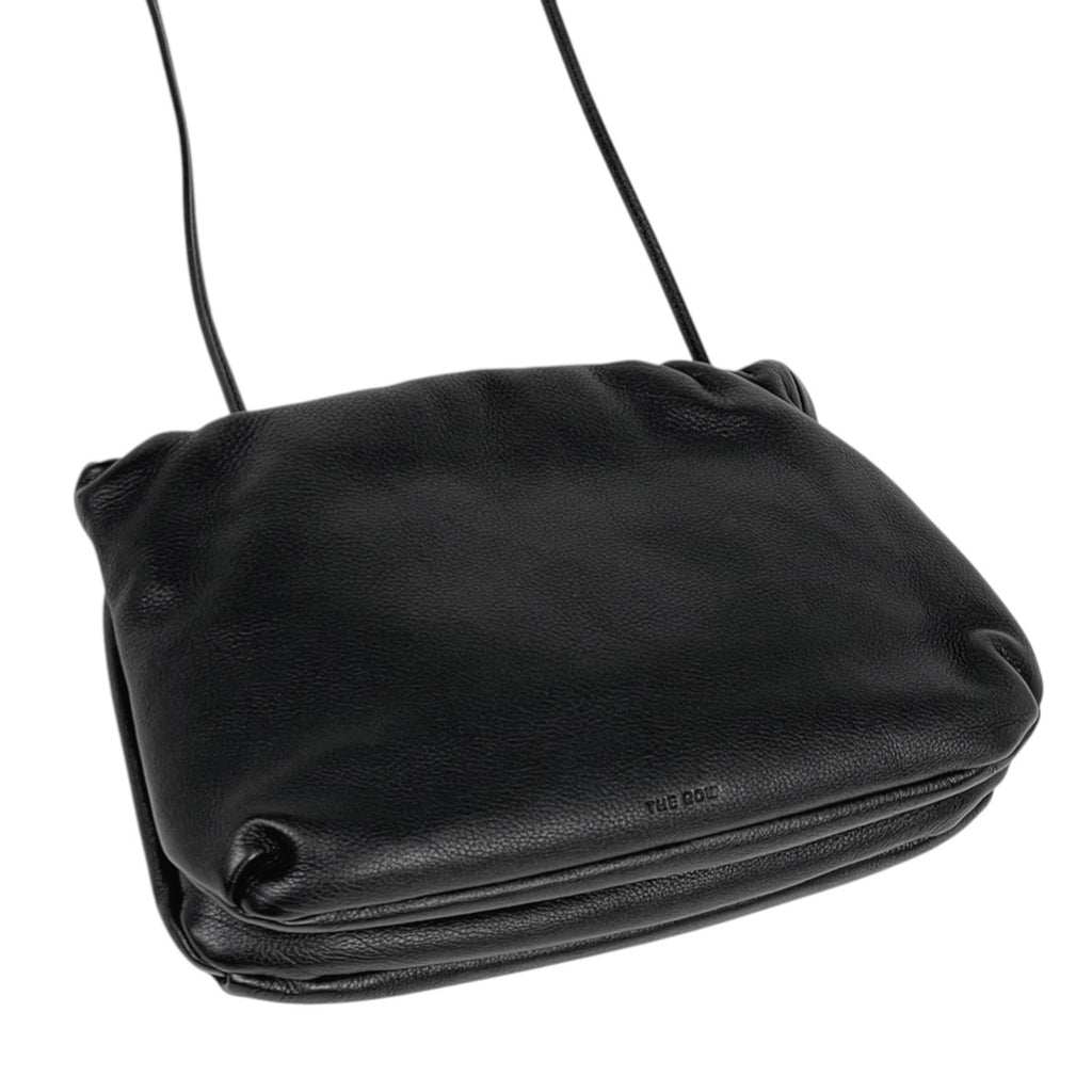 THE ROW ブルス クラッチバッグ ザ ロウ ショルダーバッグ ポシェット クラッチバッグ レザー ブラック レディース 【中古】brbag