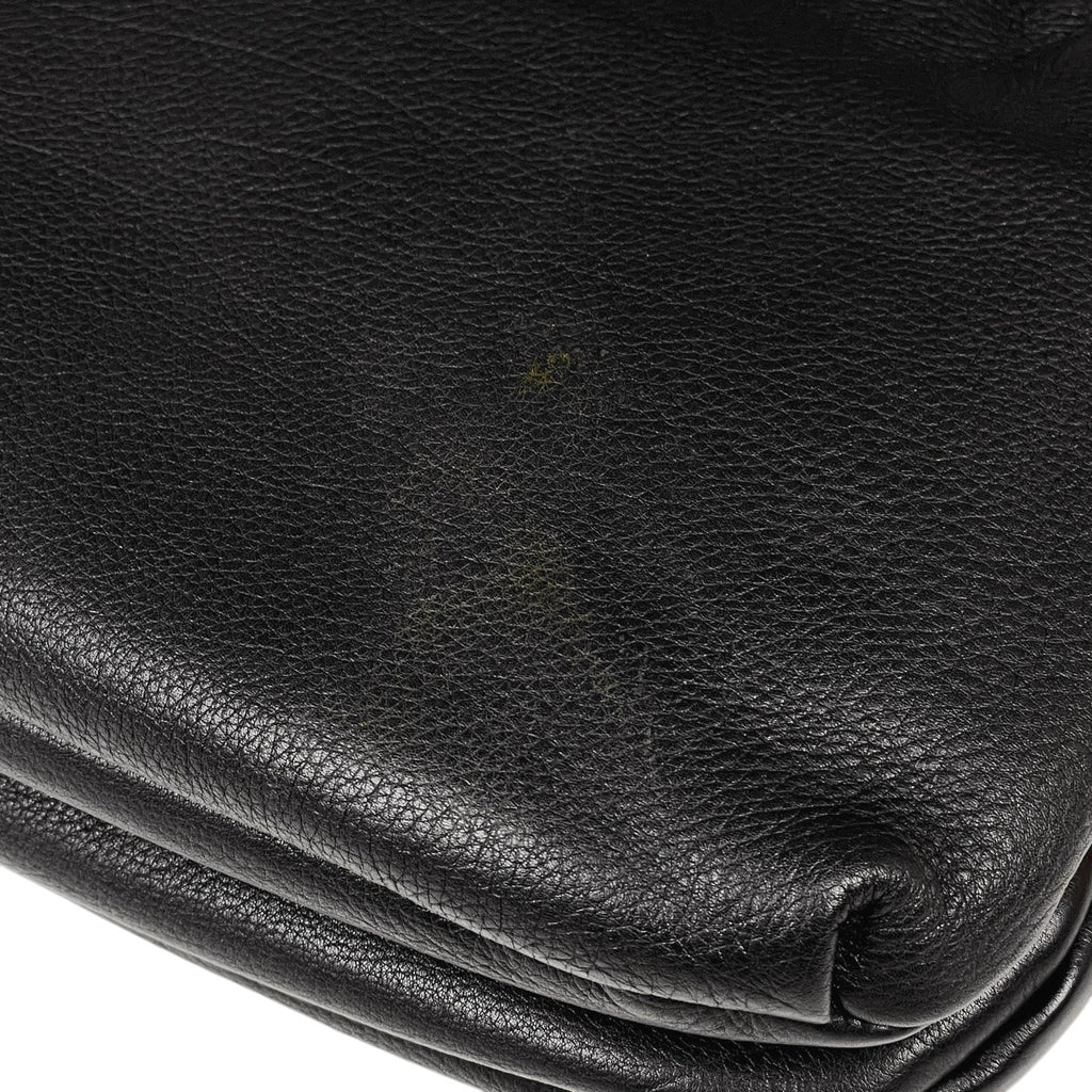 THE ROW ブルス クラッチバッグ ザ ロウ ショルダーバッグ ポシェット クラッチバッグ レザー ブラック レディース 【中古】brbag