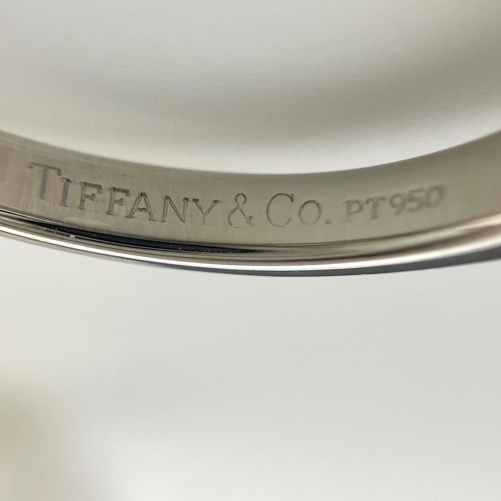 ティファニー ダイヤモンド デザインリング プラチナ 指輪 リング 6.5号 Pt950 ダイヤモンド レディース 【中古】brjwl