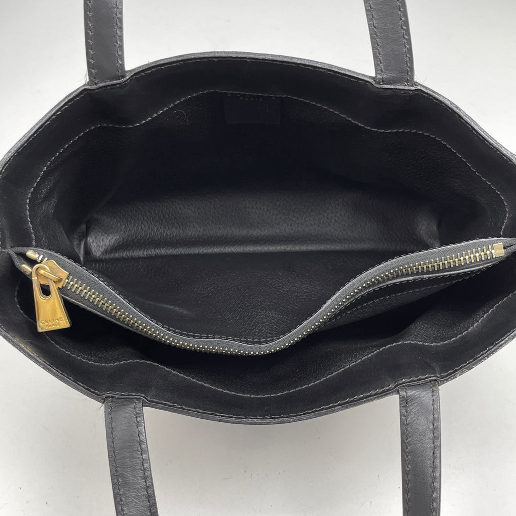 セリーヌ マカダム柄 ハンドバッグ 手提げ ハンドバッグ コーティングキャンバス ブラック レディース 【中古】brbag