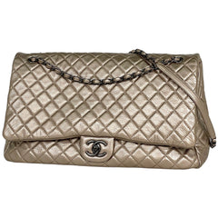 シャネル ココマーク チェーン ショルダーバッグ マトラッセ Wチェーン ショルダーバッグ レザー シャンパンゴールド レディース 【中古】brbag