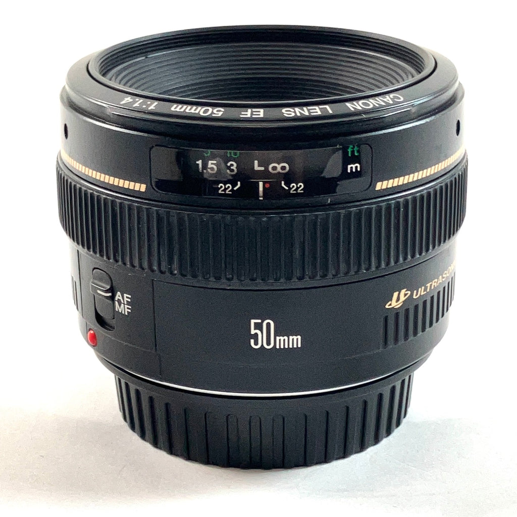 キヤノン Canon EF 50mm F1.4 USM 一眼カメラ用レンズ（オートフォーカス） 【中古】