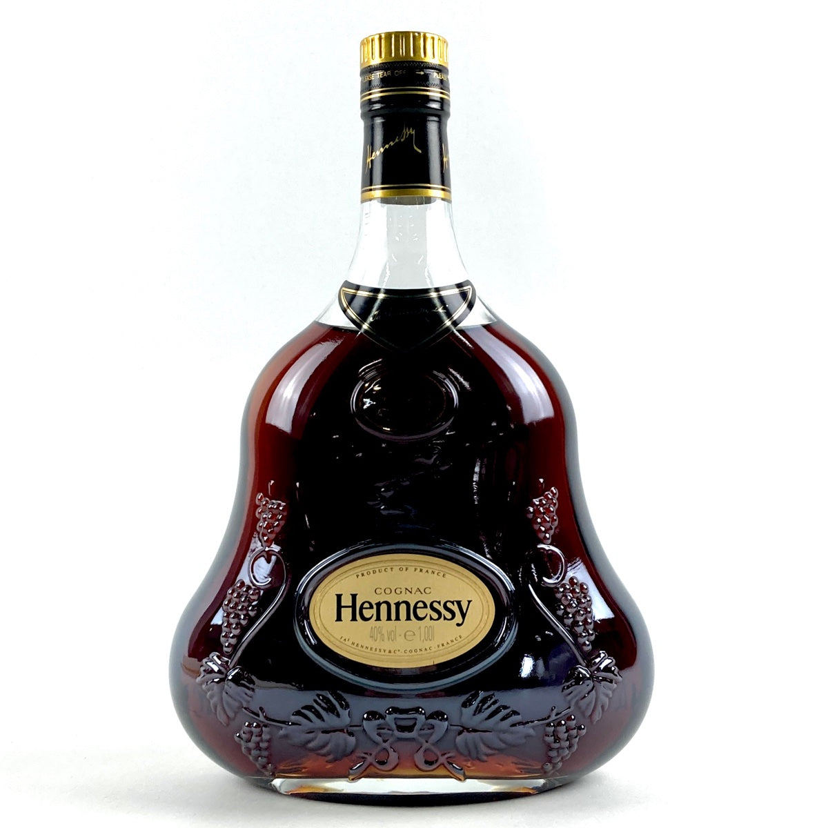 バイセル公式】ヘネシー Hennessy XO 金キャップ クリアボトル 1000ml ブランデー コニャック 【古酒】 - バイセルブランシェ