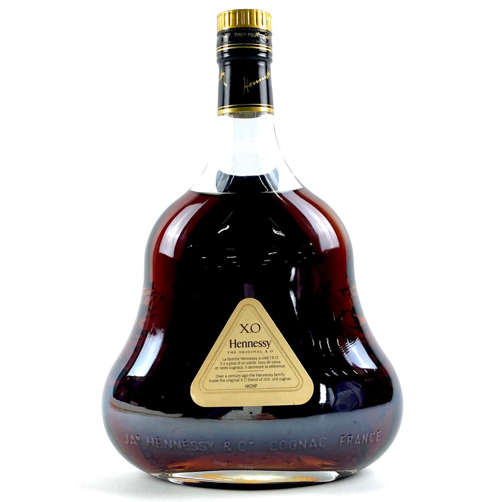 ヘネシー Hennessy XO 金キャップ クリアボトル 1000ml ブランデー コニャック 【古酒】