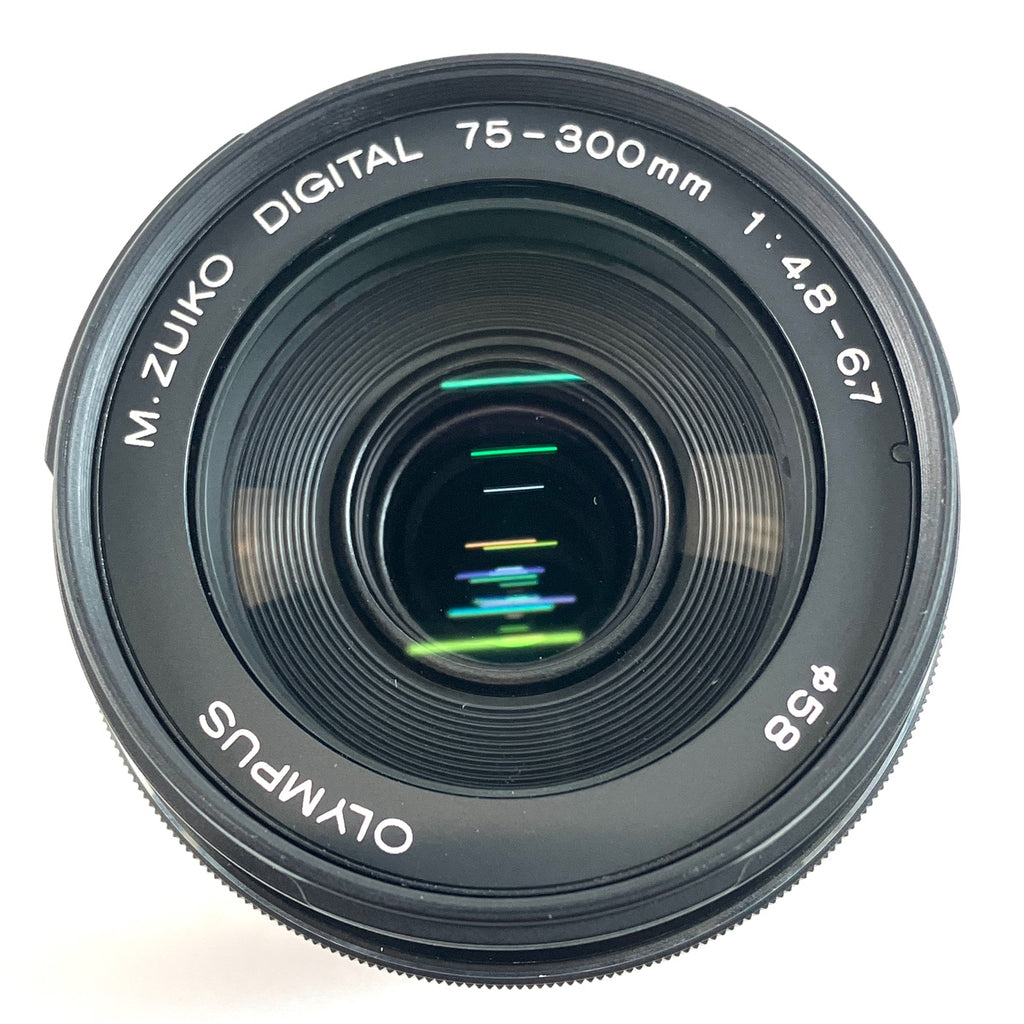 オリンパス OLYMPUS M.ZUIKO DIGITAL ED 75-300mm F4.8-6.7 II 一眼カメラ用レンズ（オートフォーカス） 【中古】