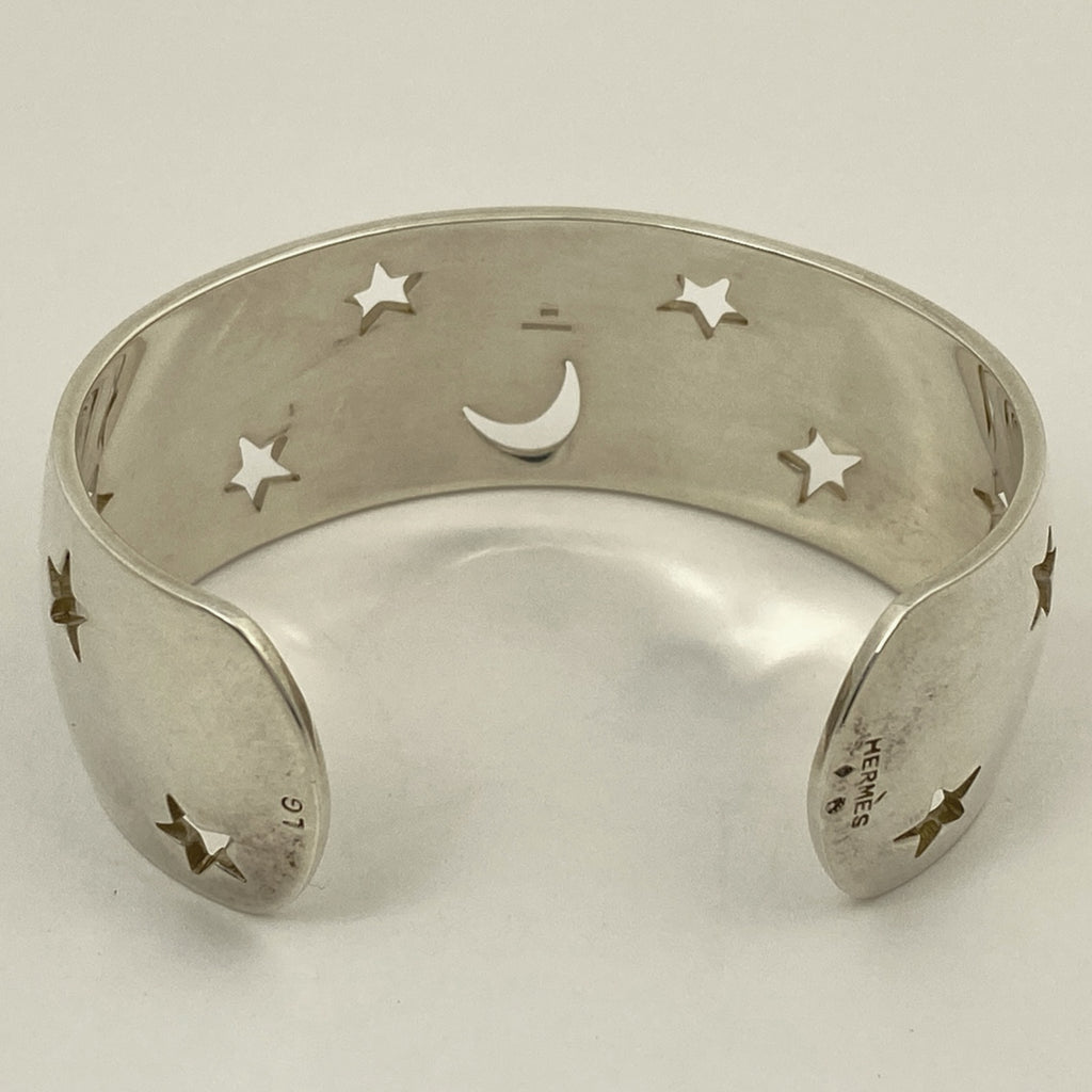 エルメス ムーンスター バングル 腕輪 バングル シルバー925 シルバー レディース 【中古】bracc