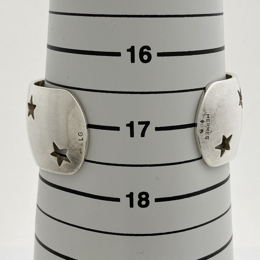 エルメス ムーンスター バングル 腕輪 バングル シルバー925 シルバー レディース 【中古】bracc