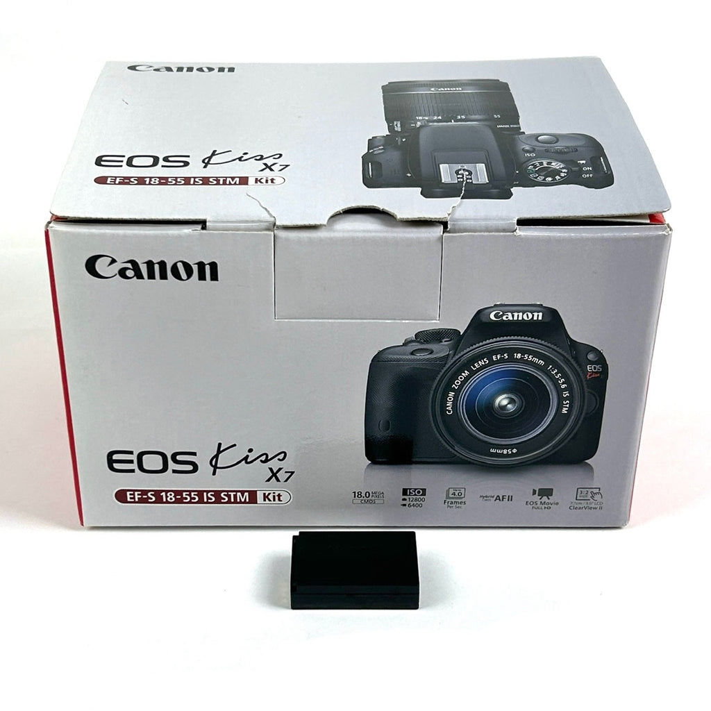 キヤノン Canon EOS Kiss X7 EF-S 18-55 IS STM レンズキット デジタル 一眼レフカメラ 【中古】