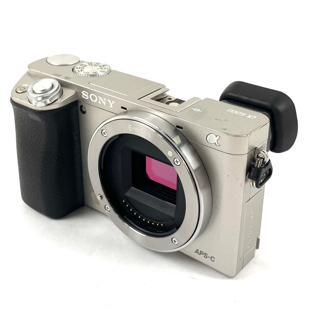 ソニー SONY α6000 パワーズームレンズキット ILCE-6000L S シルバー デジタル ミラーレス 一眼カメラ 【中古】