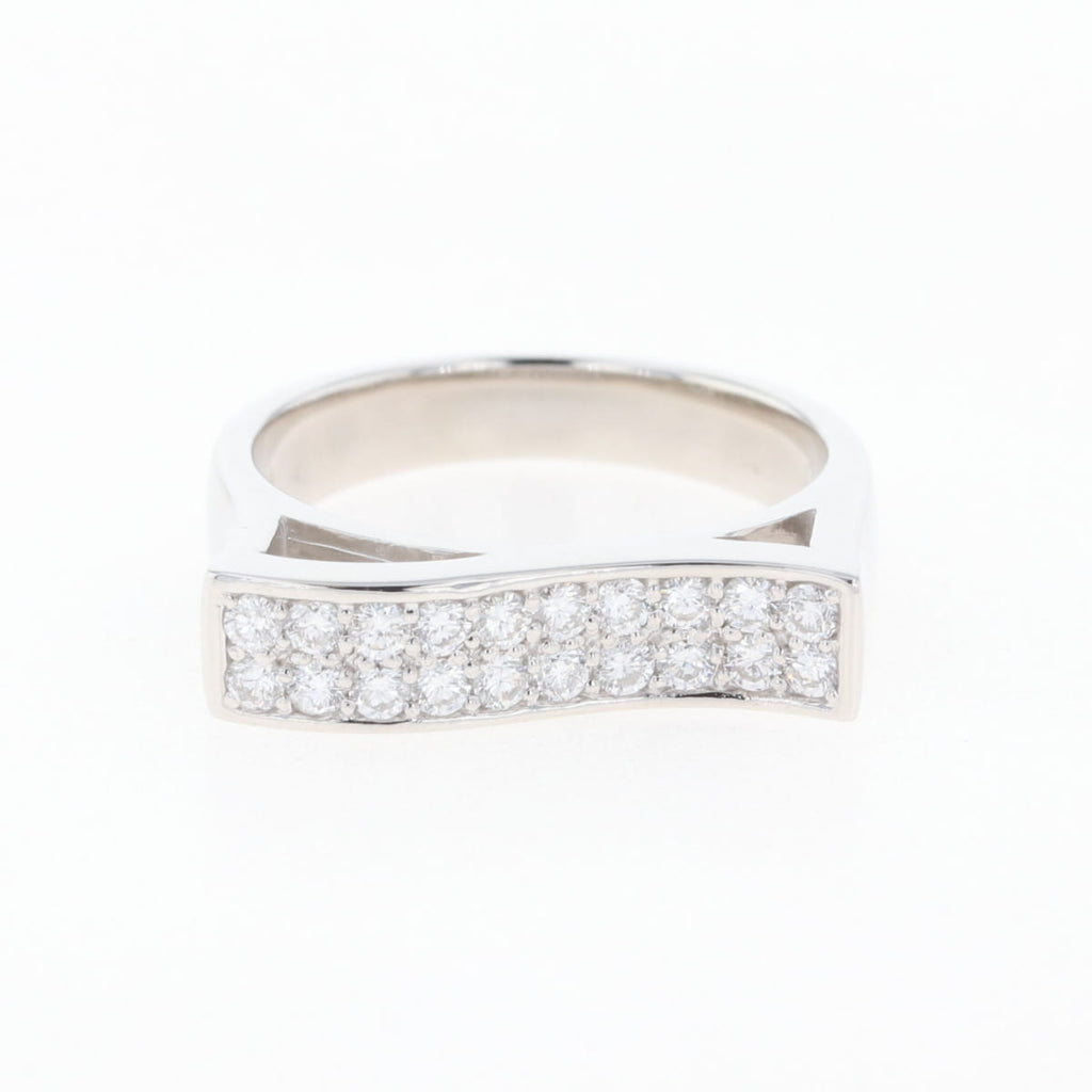 PT900 ダイヤモンド リング プラチナ 12号 0.45CT レディース 中古 nbjwl