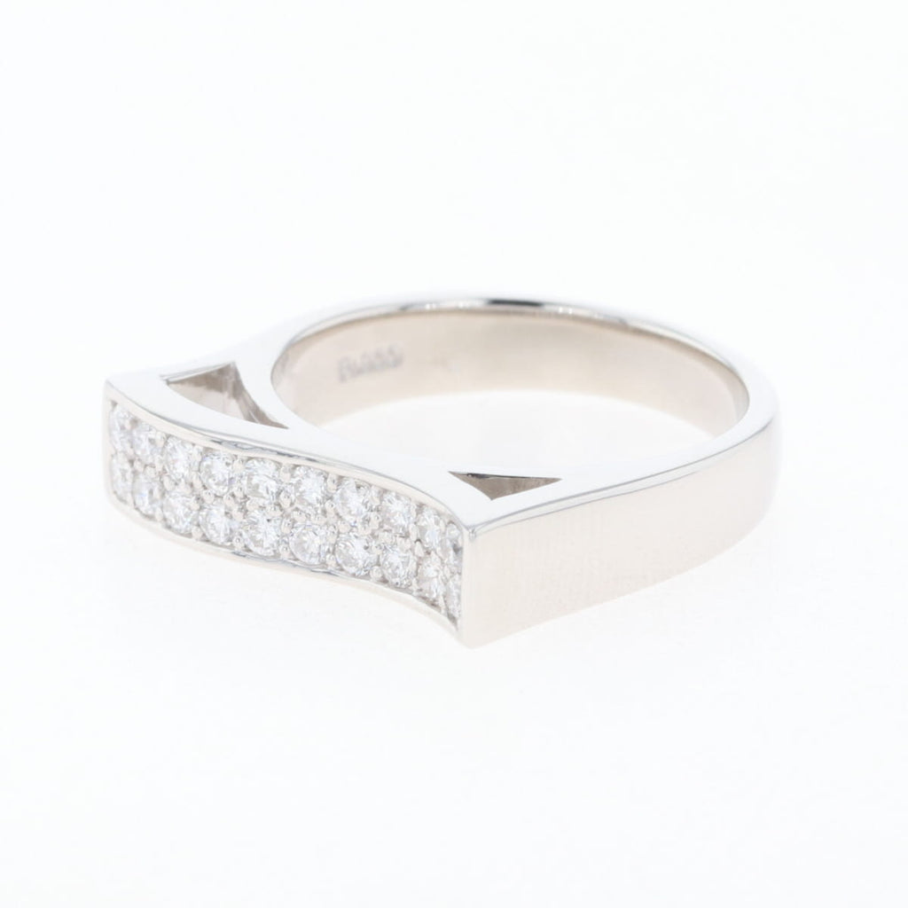 PT900 ダイヤモンド リング プラチナ 12号 0.45CT レディース 中古 nbjwl