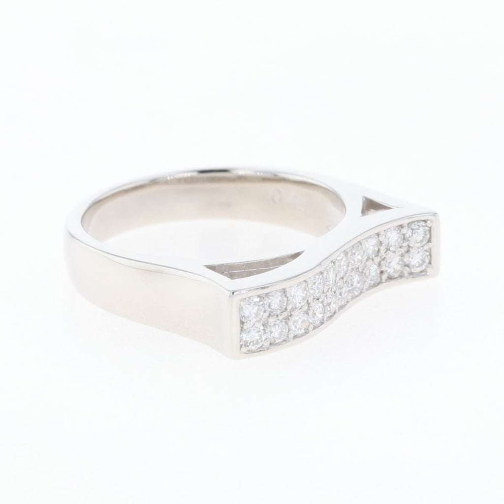 PT900 ダイヤモンド リング プラチナ 12号 0.45CT レディース 中古 nbjwl