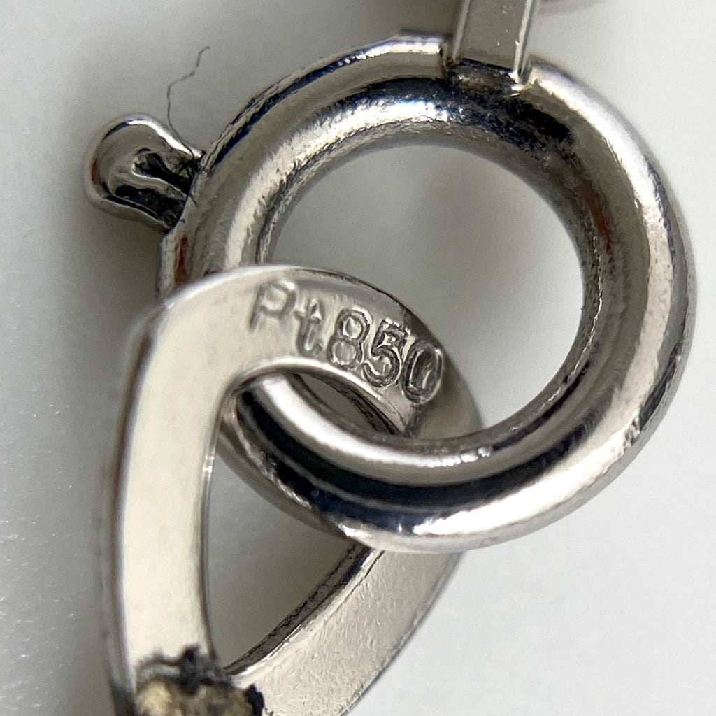 メレダイヤ デザインネックレス プラチナ ペンダント ネックレス Pt900 Pt850 ダイヤモンド レディース 【中古】nbjwl