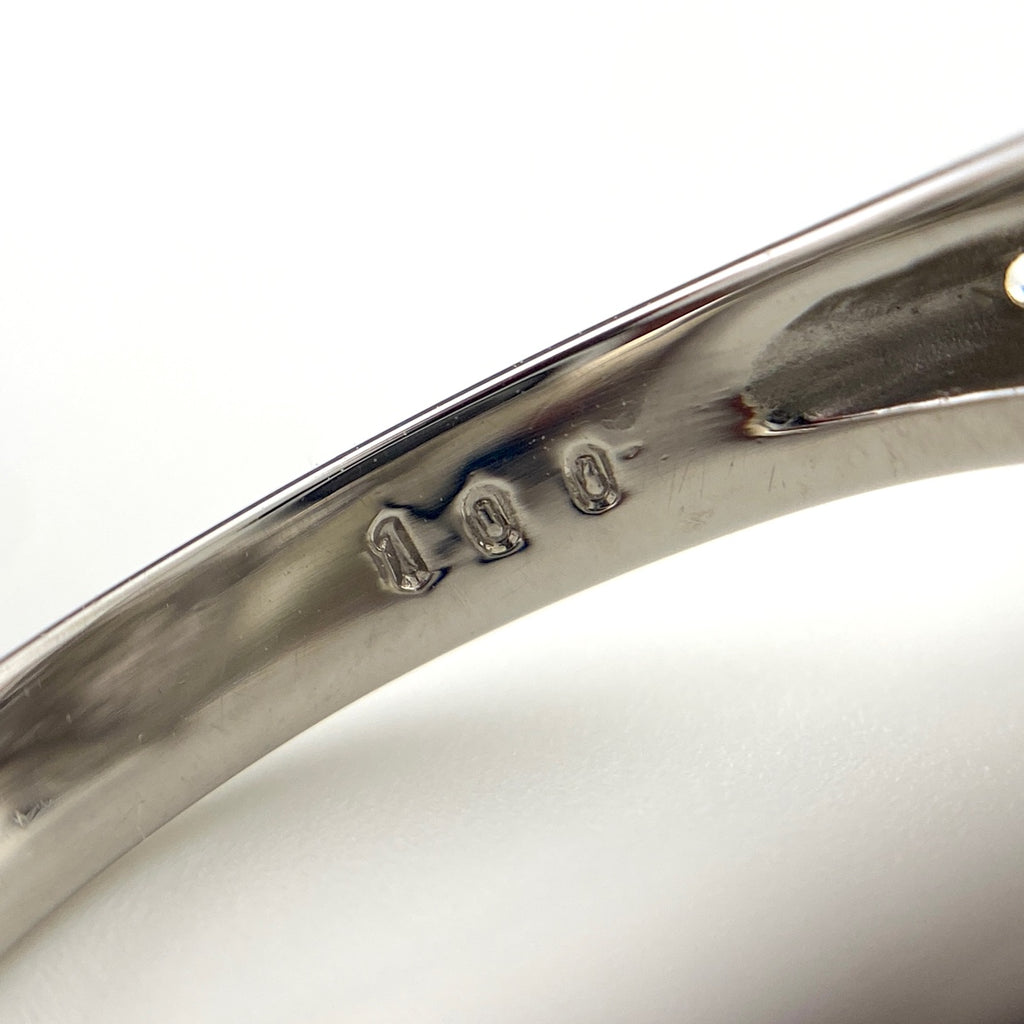 メレダイヤ デザインリング プラチナ 指輪 リング 13号 Pt900 ダイヤモンド レディース 【中古】nbjwl