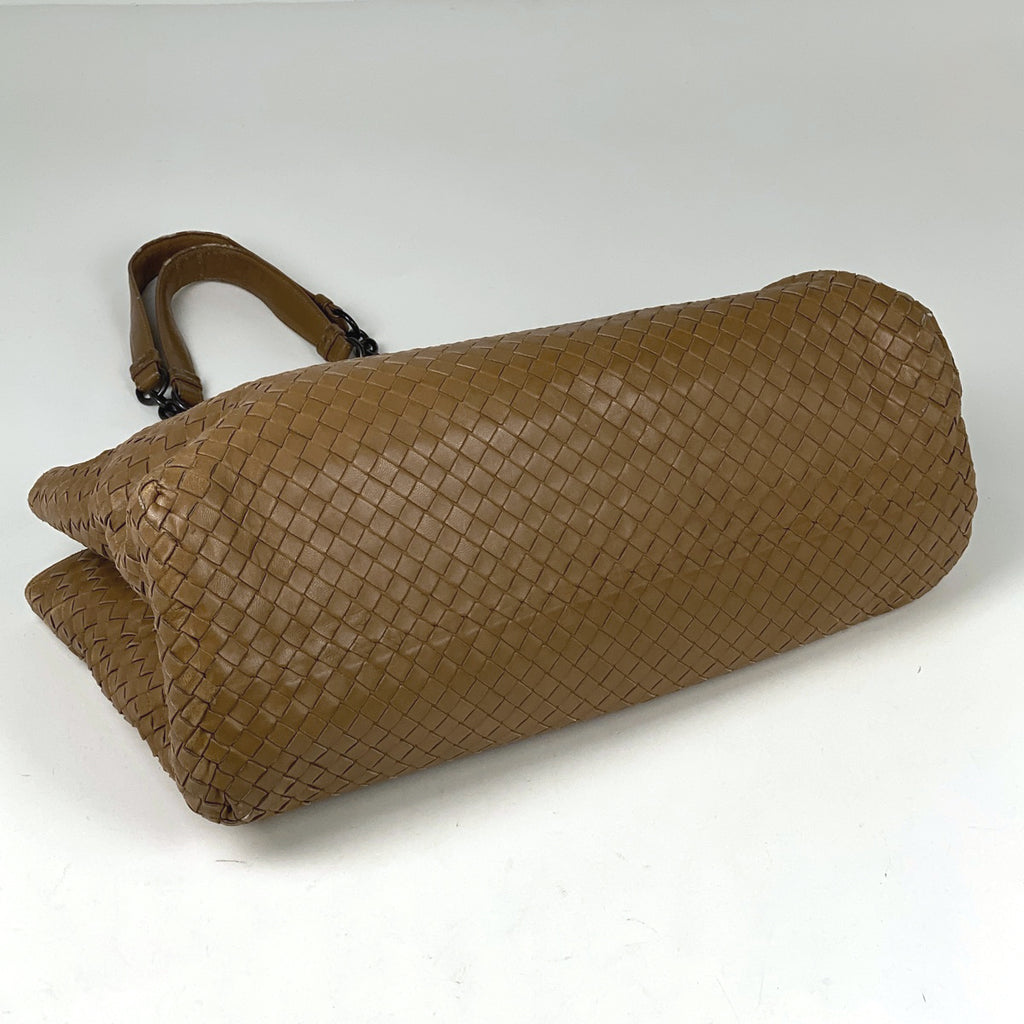 ✨️美品✨️ BOTTGAVENETA イントレチャート トートバッグ ブラウン ✨極美品✨BOTTEGA VENETA イントレチャート トートバッグ✨正規品✨