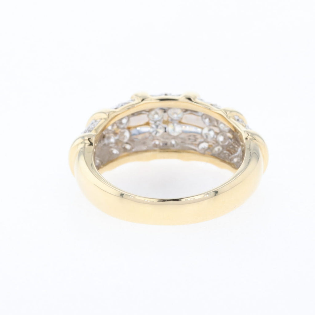も*く様 使用感あり メレダイヤリング　ダイヤモンド　18K 指輪　10号 ダイヤ リング K18 ダイヤモンド 0 50ct 指輪 メレ 18金