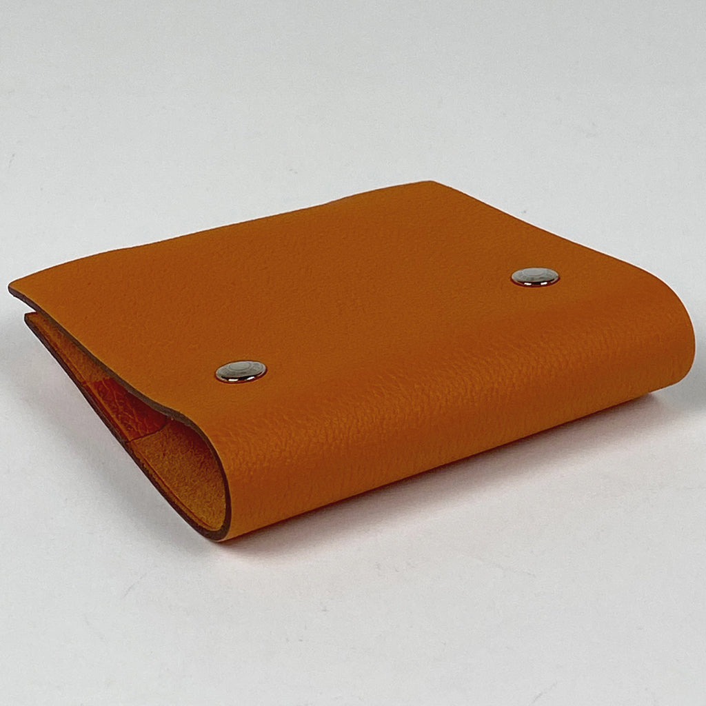 エルメス ユリス PM 手帳カバー システム手帳 手帳・ブックカバー トゴ オレンジ レディース 【中古】 brbag