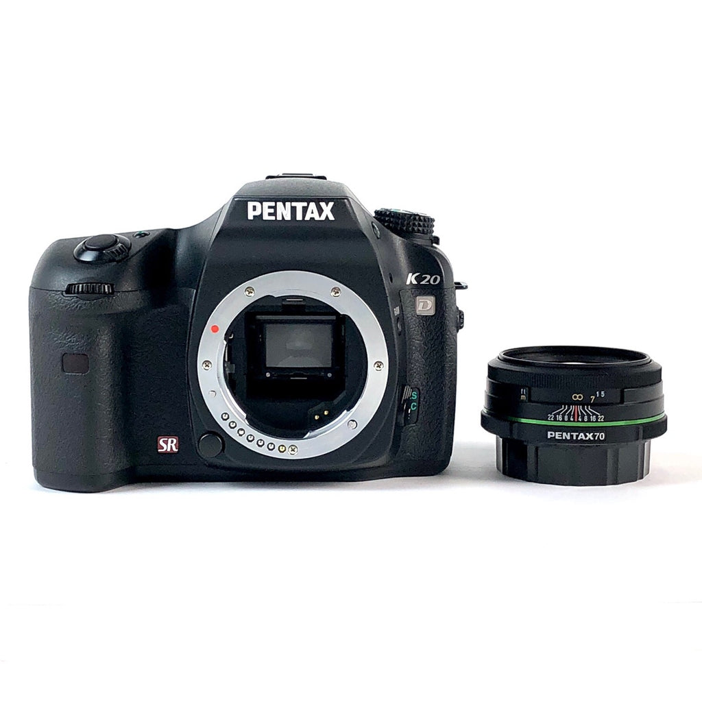 ペンタックス PENTAX K20D + DA 70mm F2.4 Limited ブラック ［ジャンク品］ デジタル 一眼レフカメラ 【中古】