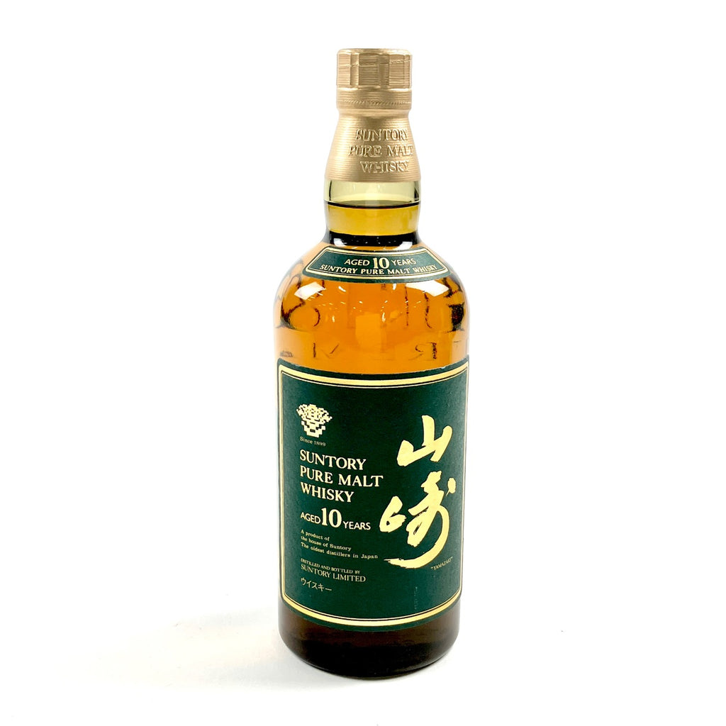 【東京都内限定お届け】サントリー SUNTORY 山崎 10年 ピュアモルト グリーンラベル 750ml 国産ウイスキー 【古酒】