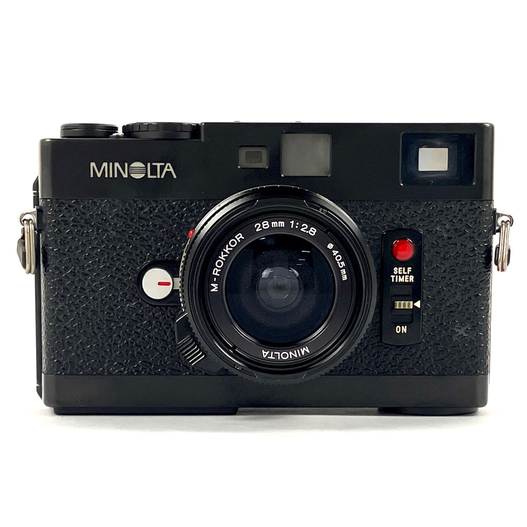 ミノルタ MINOLTA CLE + M-ROKKOR 28mm F2.8 ライカ Mマウント フィルム レンジファインダーカメラ 【中古】