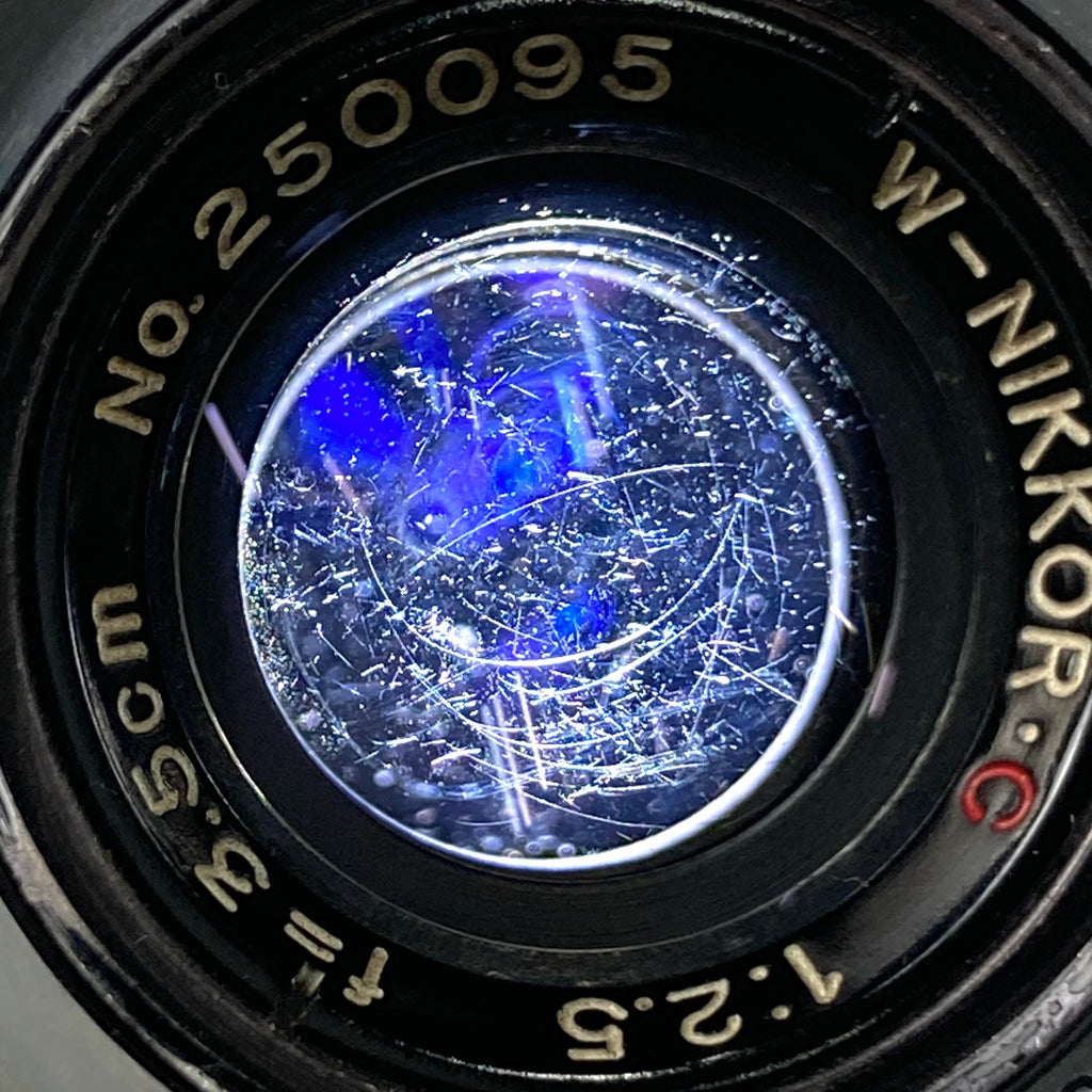 ニコン Nikon W-NIKKOR.C 35mm F2.5 3.5cm Lマウント L39 レンジファインダーカメラ用レンズ 【中古】