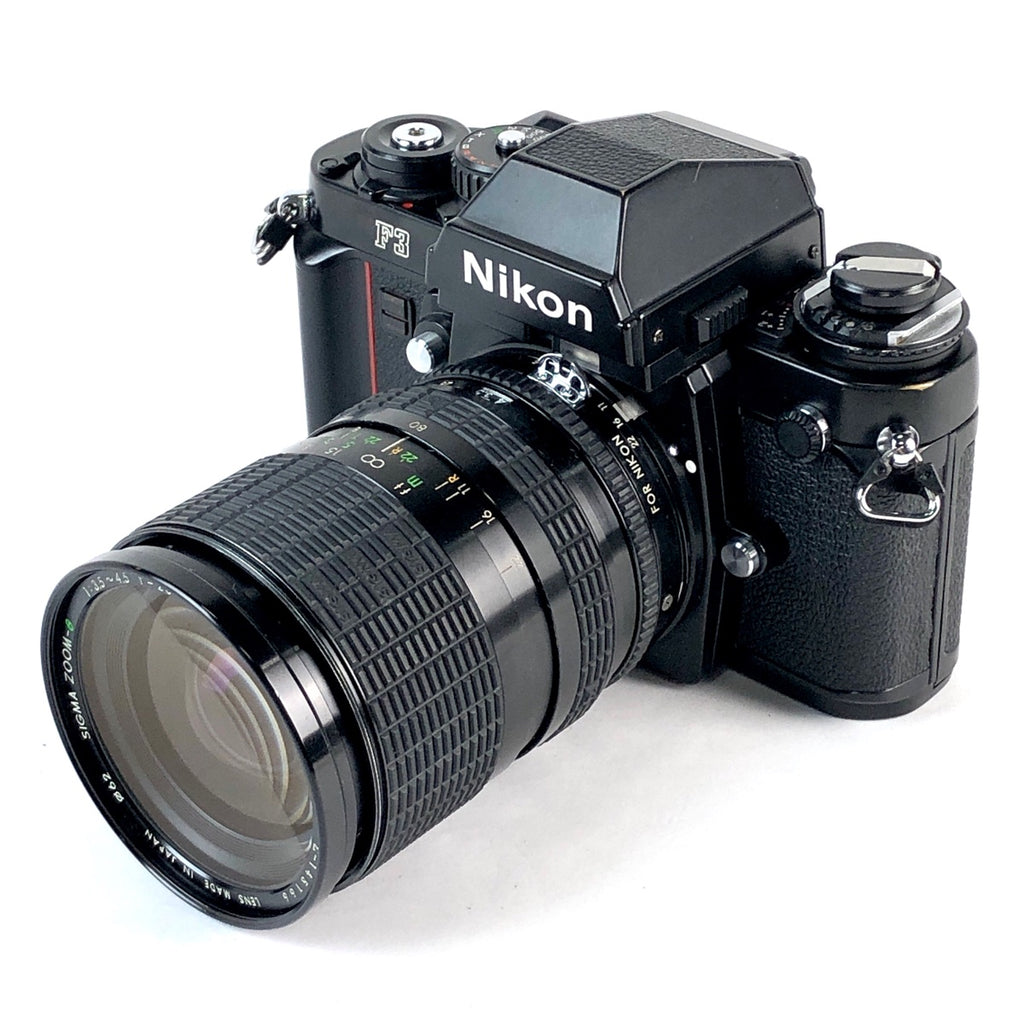 ニコン Nikon F3 アイレベル + ZOOM 28-80mm F3.5-4.5 フィルム マニュアルフォーカス 一眼レフカメラ 【中古】