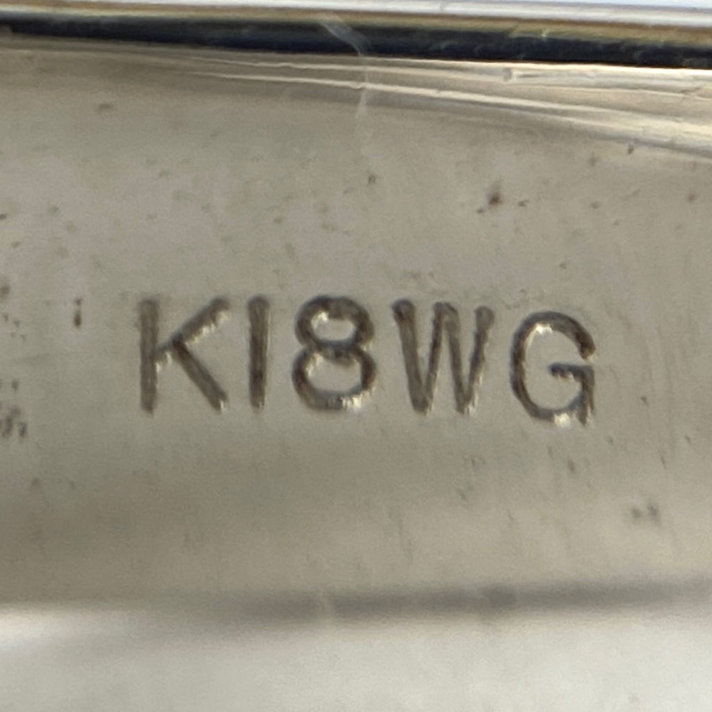 メレダイヤ デザインリング WG ホワイトゴールド 指輪 リング 11号 K18 WG ダイヤモンド レディース 【中古】 ラッピング可