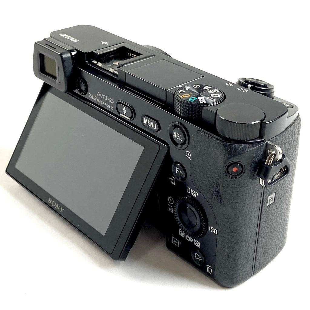 ソニー SONY α6000 パワーズームレンズキット ILCE-6000L B ブラック デジタル ミラーレス 一眼カメラ 【中古】