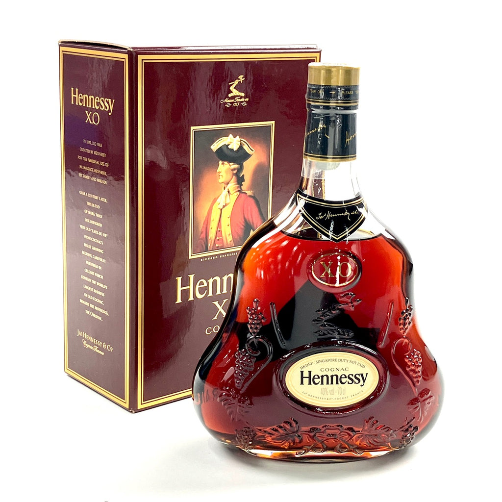 ヘネシー Hennessy XO 金キャップ クリアボトル 700ml ブランデー コニャック 【古酒】