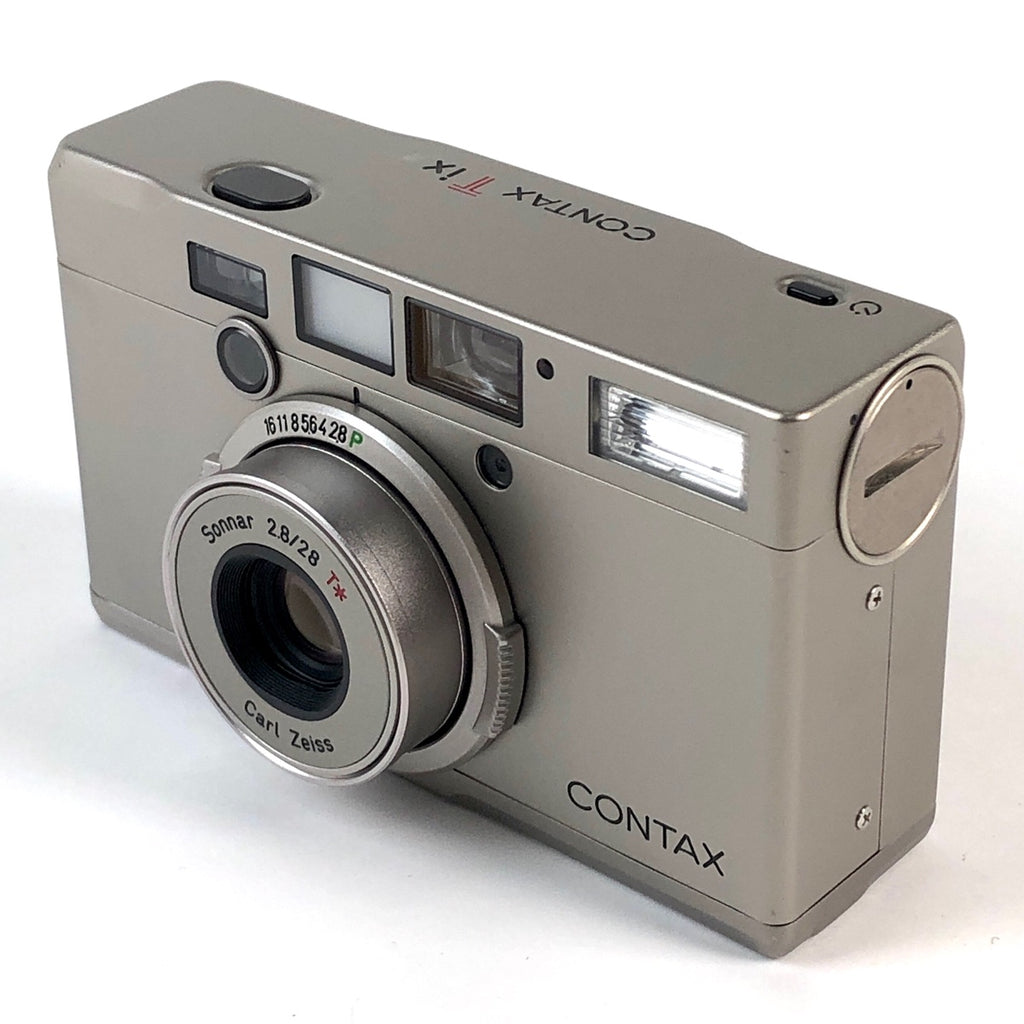 コンタックス CONTAX Tix シルバー フィルム コンパクトカメラ 【中古】