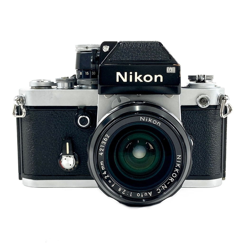 ニコン Nikon F2 フォトミック + NIKKOR-N.C Auto 24mm F2.8 非Ai フィルム マニュアルフォーカス 一眼レフカメラ 【中古】