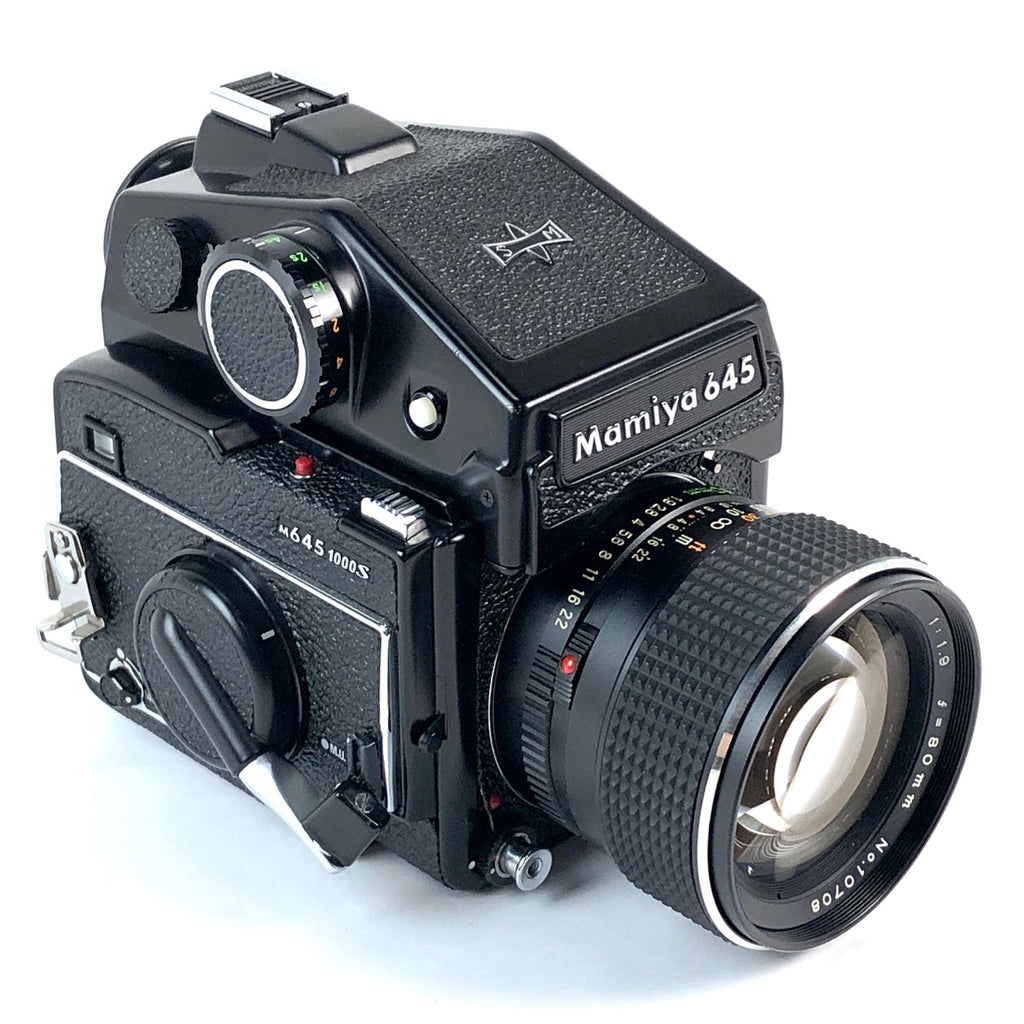 マミヤ Mamiya M645 1000S ＋ C80mm F1.9 (645用) 中判カメラ 【中古】