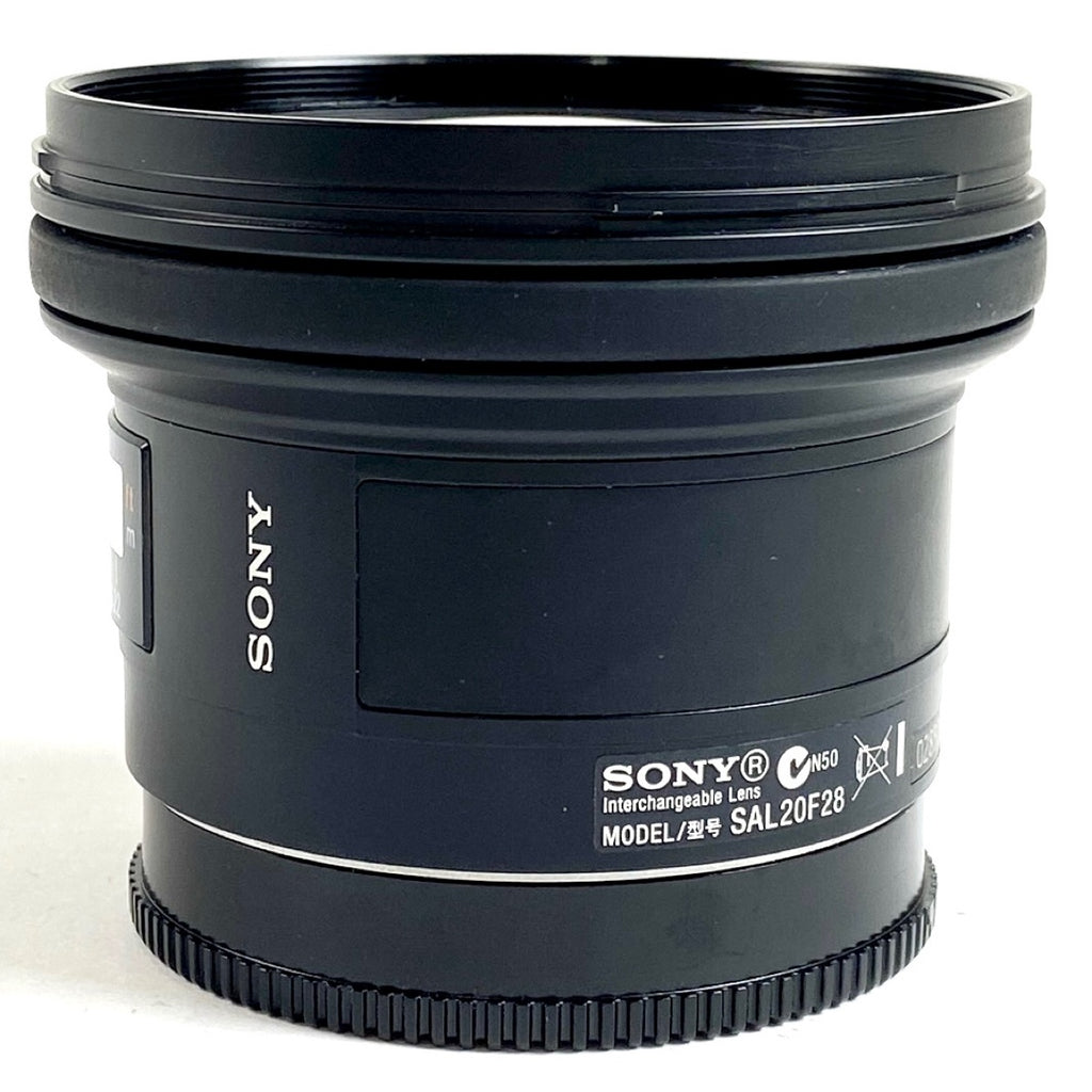 ソニー SONY 20mm F2.8 SAL20F28 一眼カメラ用レンズ（オートフォーカス） 【中古】