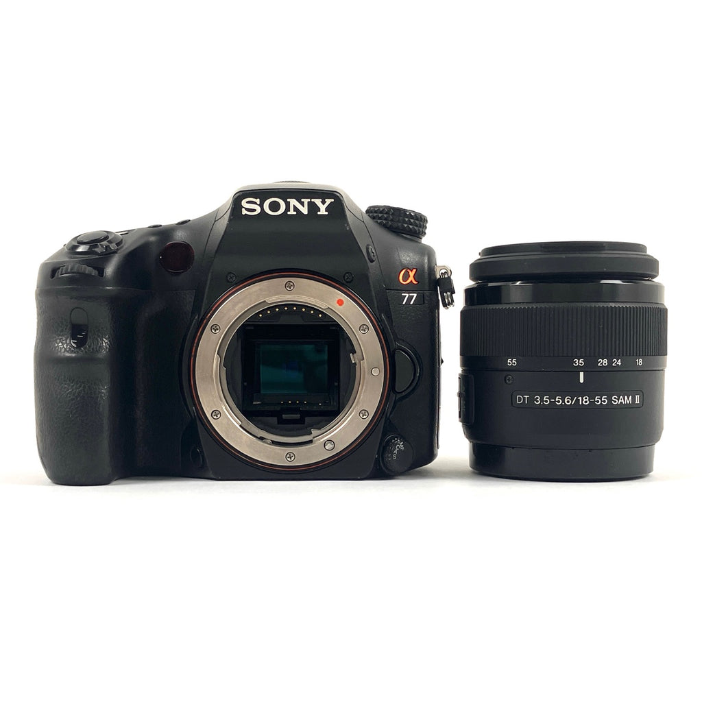 バイセル公式】ソニー SONY α77 SLT-A77V＋DT 18-55mm F3.5-5.6 SAM II SAL18552 デジタル  一眼レフカメラ 【中古】 - バイセルブランシェ