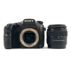 ソニー SONY α77 SLT-A77V＋DT 18-55mm F3.5-5.6 SAM II SAL18552 デジタル 一眼レフカメラ 【中古】