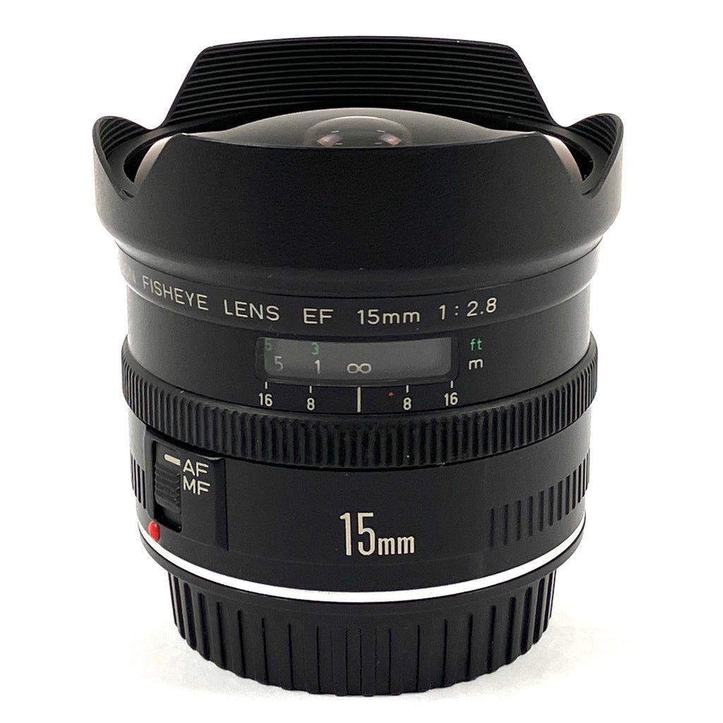 キヤノン Canon EF 15mm F2.8 FISHEYE 一眼カメラ用レンズ（オートフォーカス） 【中古】