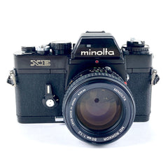 ミノルタ MINOLTA XE + MD ROKKOR 50mm F1.2 フィルム マニュアルフォーカス 一眼レフカメラ 【中古】