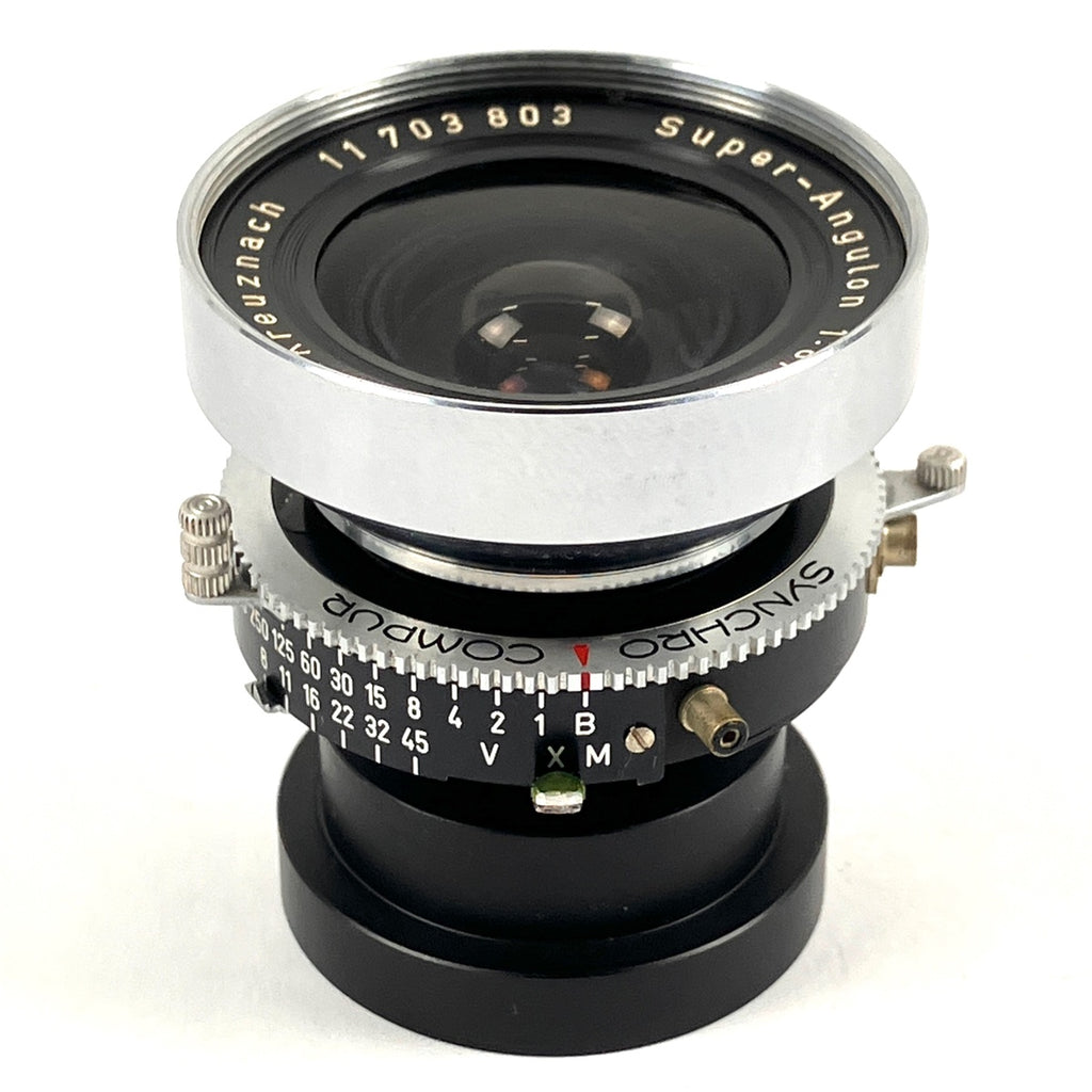 【在庫一掃】 シュナイダー Schneider Super-Angulon 65mm F8 大判カメラ用レンズ 中古