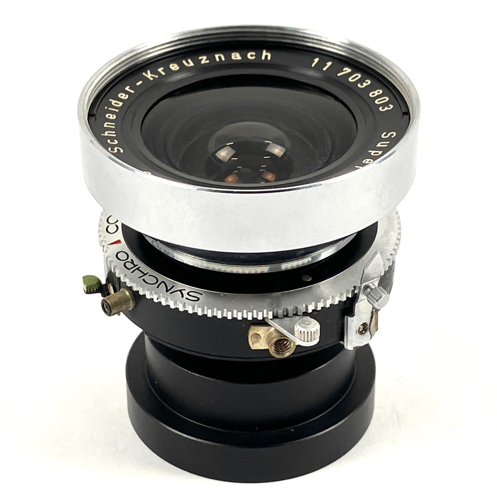 【在庫一掃】 シュナイダー Schneider Super-Angulon 65mm F8 大判カメラ用レンズ 中古