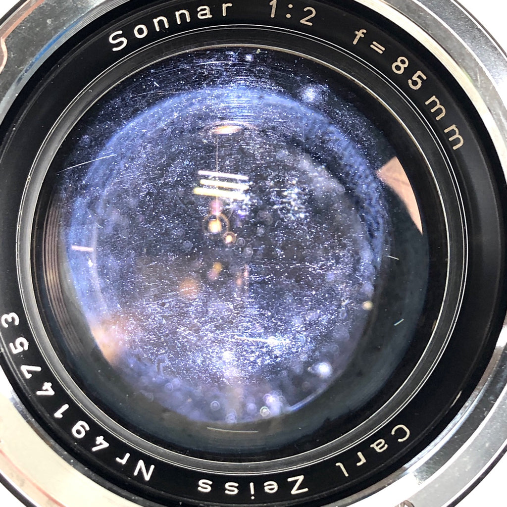 カール・ツァイス Carl Zeiss Sonnar 85mm F2 (Contarexマウント) ［ジャンク品］ 一眼カメラ用レンズ（マニュアルフォーカス） 【中古】