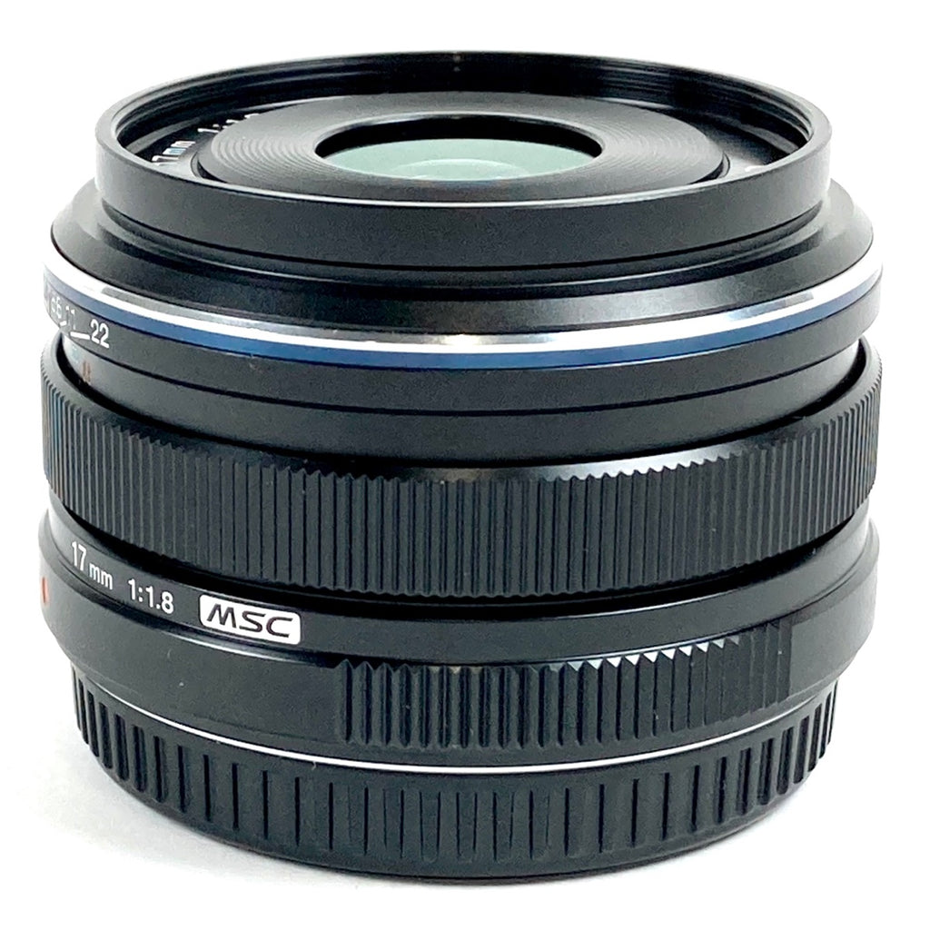 オリンパス OLYMPUS M.ZUIKO DIGITAL 17mm F1.8 ブラック 一眼カメラ用レンズ（オートフォーカス） 【中古】