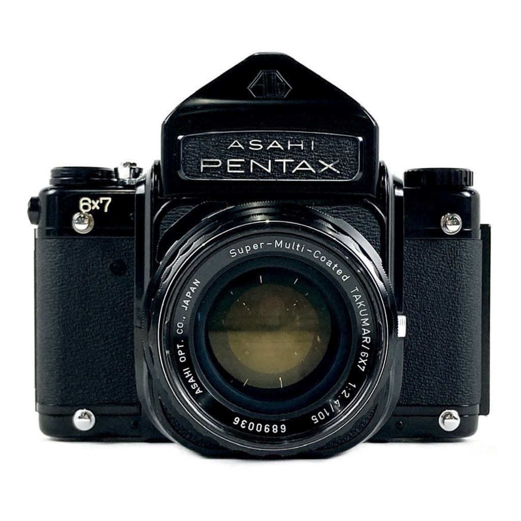 ペンタックス PENTAX 6X7 ＋ TAKUMAR 6X7 105mm F2.4 67 バケペン用 中判カメラ 【中古】